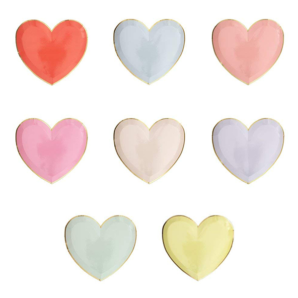 [메리메리]Party Palette Heart Small Plates(8개 세트)_ME185284