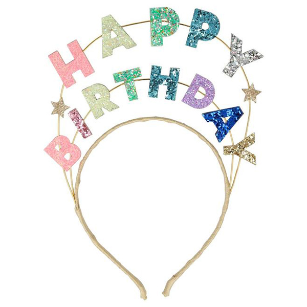 [메리메리]Happy Birthday Glitter Headband_ME215668