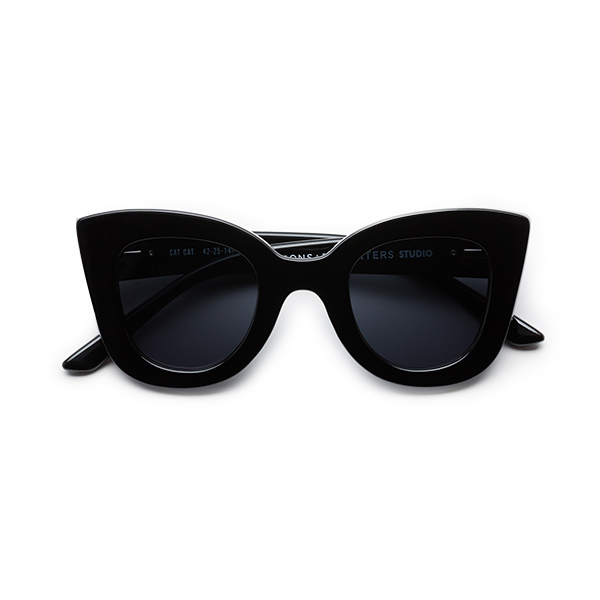 [썬앤도터스]STUDIO_CAT CAT Black Sunglasses_SD21KSSUN0501BGL