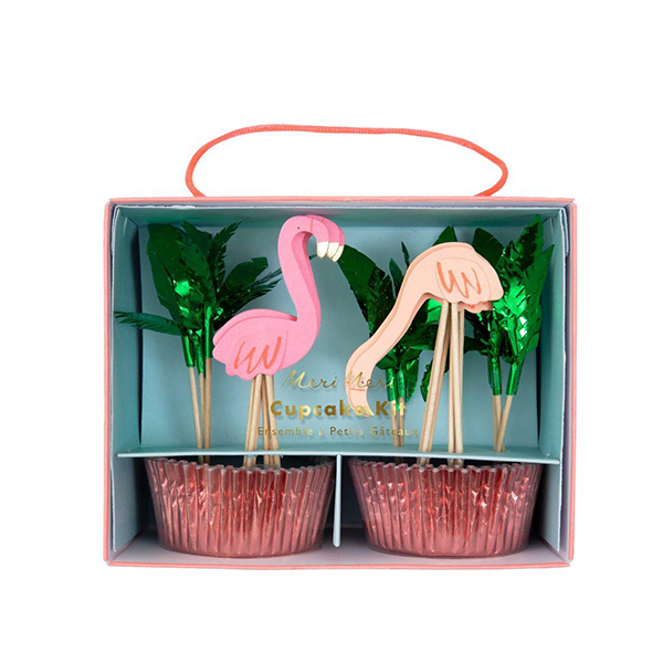 20 0519[메리메리]Neon Flamingo Cupcake Kit(24개세트)_컵케이크키트-ME188494