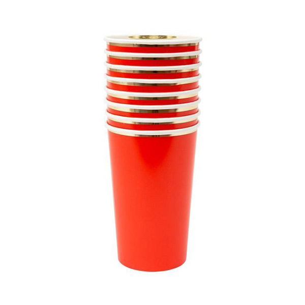 [메리메리]Red Highball Cups (8개 세트)-ME181297