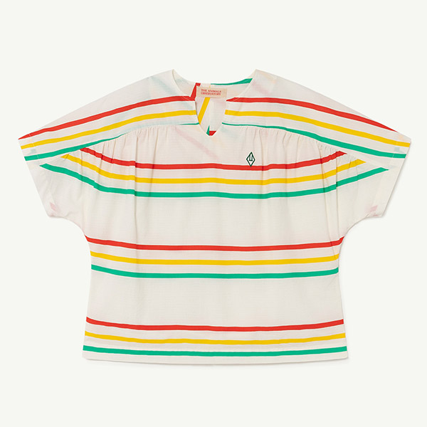 [타오]White Stripes Lamb 셔츠-TA22KSTSH2078PSP