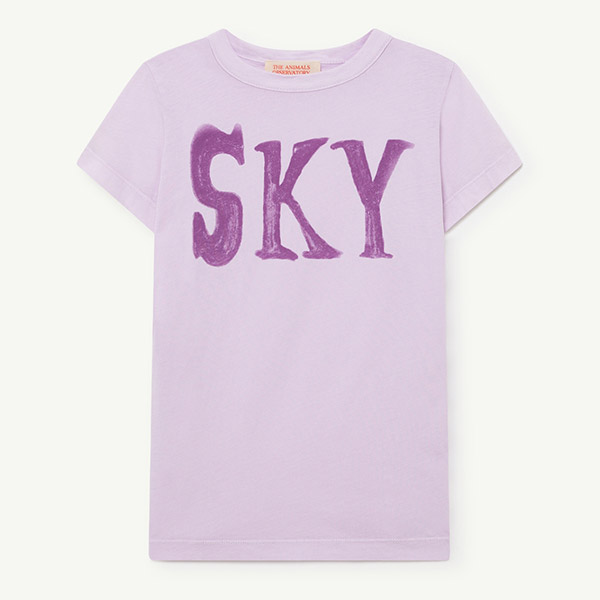[타오]Lilac Sky Hippo 티셔츠-TA22KSTSH2007LCS