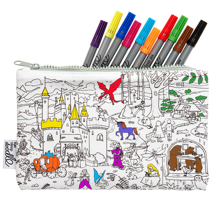 [잇슬립두들]fairytale & legends pencil case - colour in & learn 컬러 필통