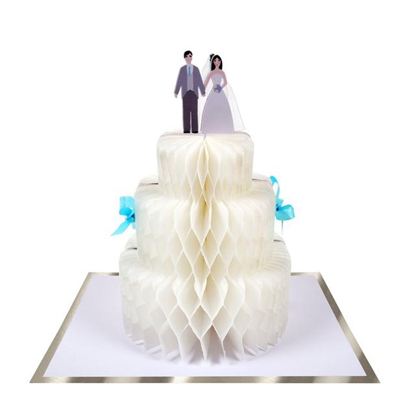 [޸޸]Wedding Cake Honeycomb Card_ME159517