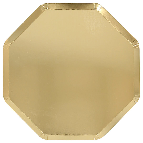 [메리메리] Gold Dinner Plates (set 8)-ME181657