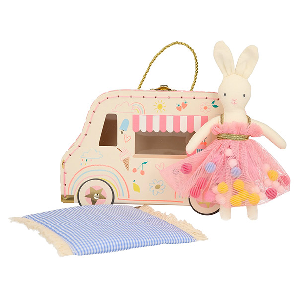 [메리메리]Ice Cream Van Bunny Mini Suitcase Doll-ME215407