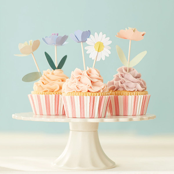 [메리메리]Flower Garden Cupcake Kit (set 12 toppers)-ME222822