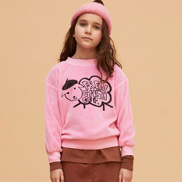 [위켄드하우스]Pink sheep sweatshirt 스웨셔츠-WH22KASST0564PNK