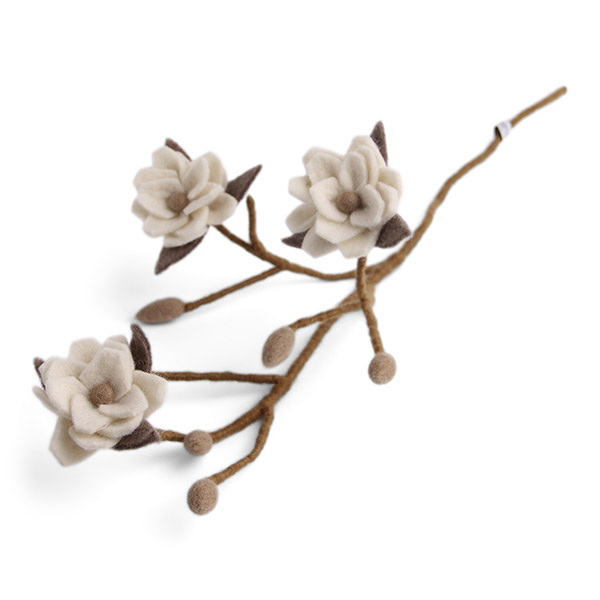 [앤그리앤시프]Magnolia Branch_White Flowers 플라워 브랜치-EN00LNIGD8421WHT
