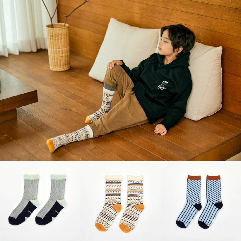 [릴라허스트]Best Combination_4 (3켤레 1set) 양말 socks