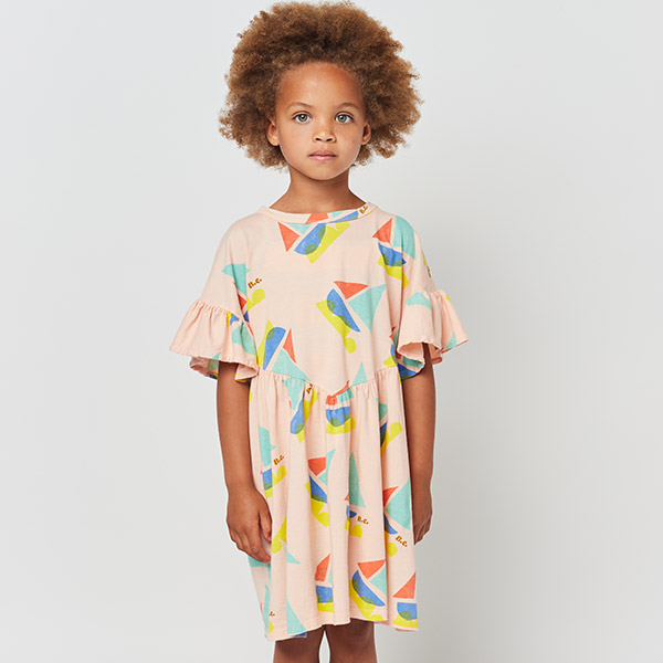30MRCL []Multicolor Sailboat ruffle dress-BB23KSDREC125210