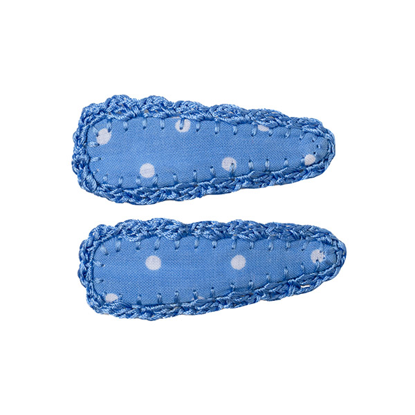 [Űڰ]Crochet Trim Hair Clip_2pc set-KI23KSHAC0054DIB