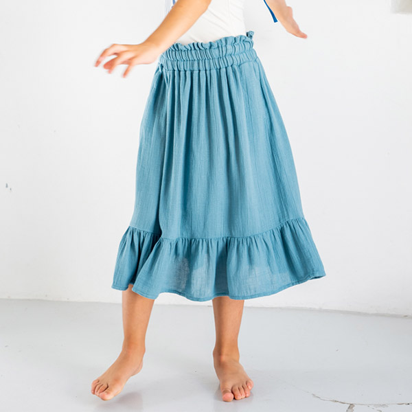 40MRCL [ġƶ]F01-Skirt GEA-Blue Egeo Formentera-BC23KSSKI0007BEF