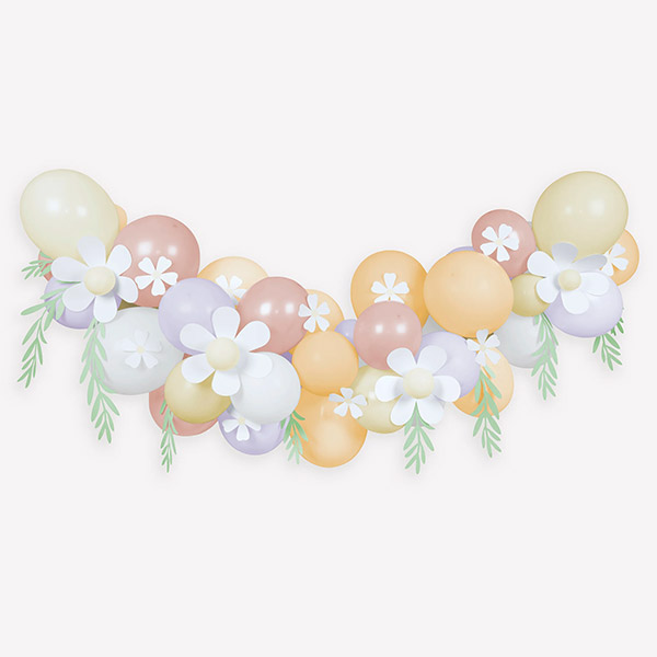 20 0519[메리메리]Pastel Daisy Balloon Garland(51개세트)_파티풍선-ME271309