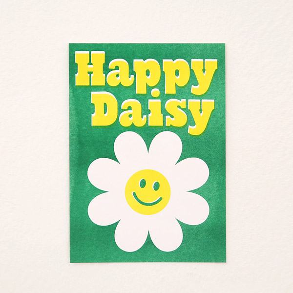 [아프로캣]리소 월그리띵카드_ Happy Daisy-AP00ENCAD0028