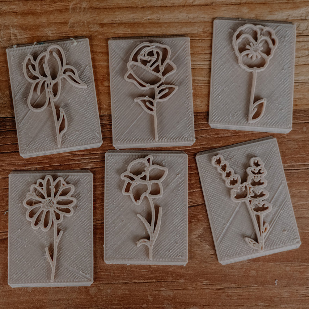 [킨포크팬트리]Flower Eco Stamp Set
