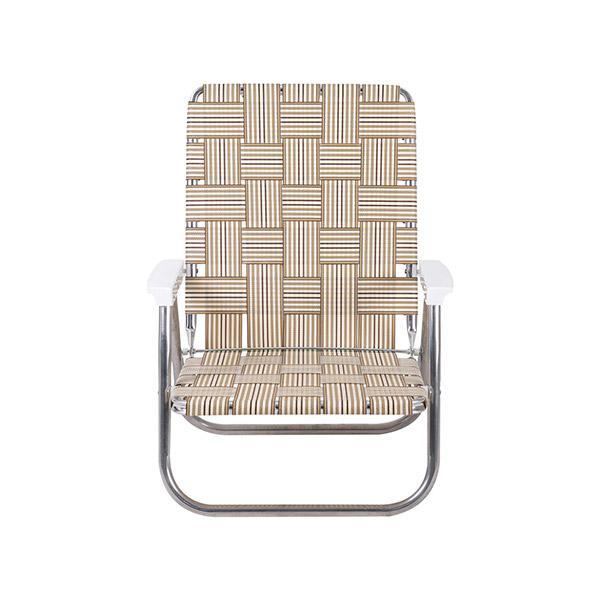 [론체어]Tan Stripe High Back Beach Chair_론체어 하이백 비치 탄 스트라이프-HUW1212