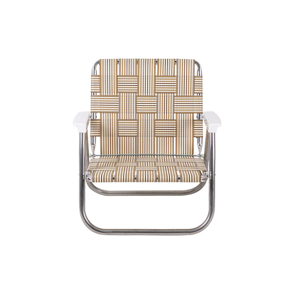 [론체어]Tan Stripe Low Back Beach Chair_론체어 로우백 비치 탄 스트라이프-BUW1212