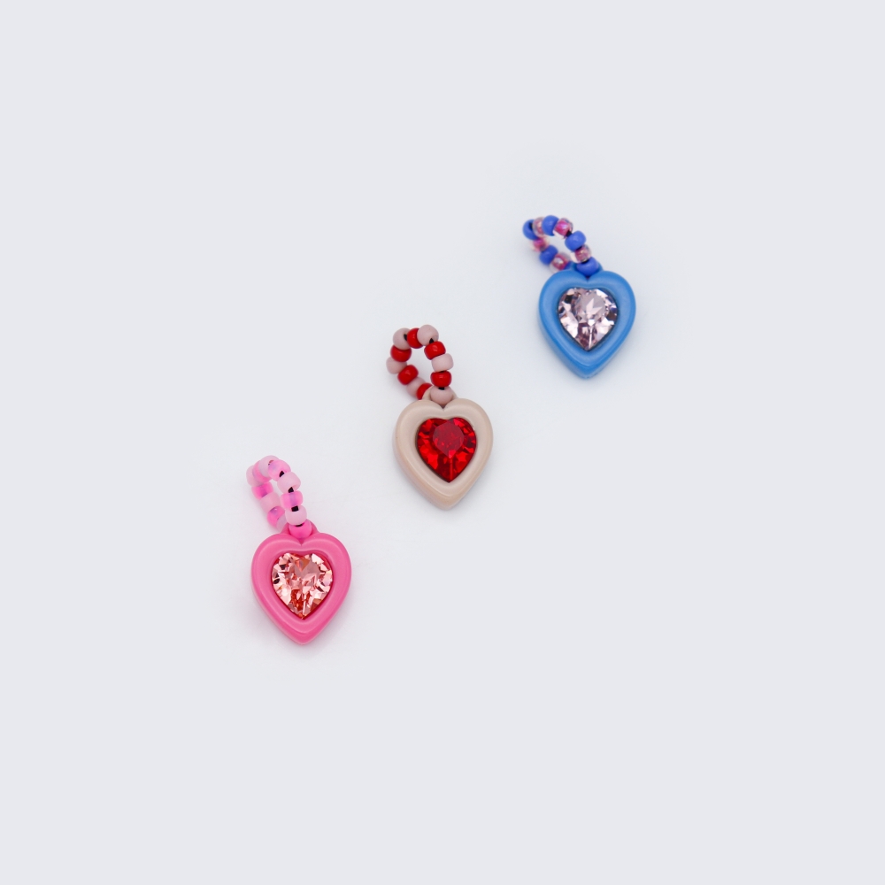 []ͷκ꽺Ű Ʈ   ȣī ҴƮ Heart pop swarovski stone pendant