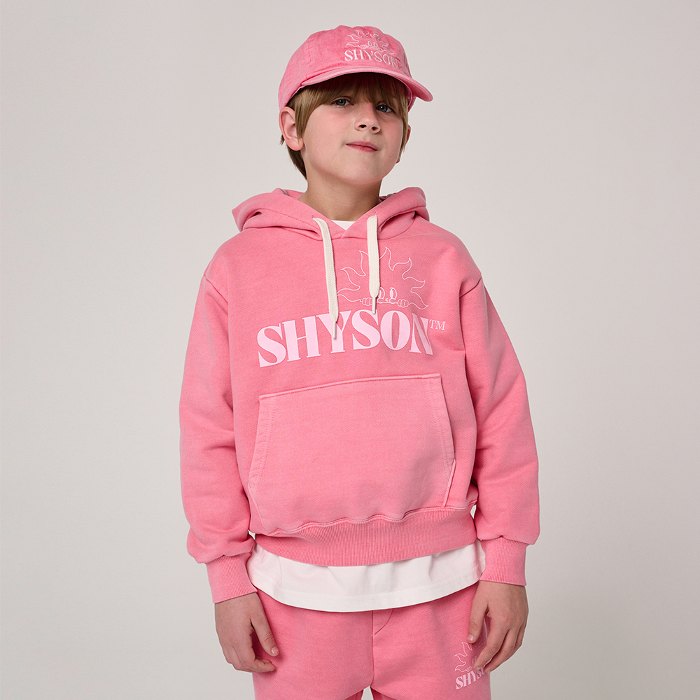 [̼]SUNNY DYED HOODIE_PINK
