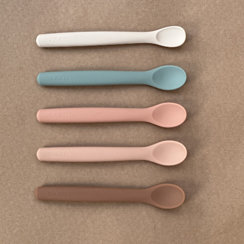 [urvs] 실리콘 이유식 스푼 세트 flexible spoon set 구부러지는 