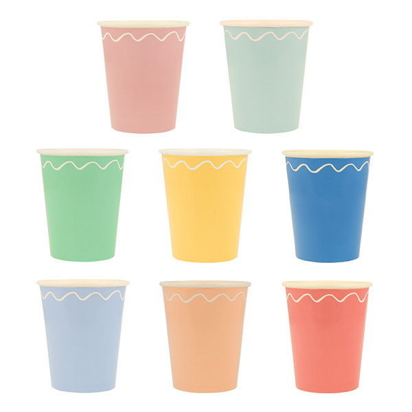 1 SS24[޸޸]Mixed Wavy Line Cups (8set)-ME274298