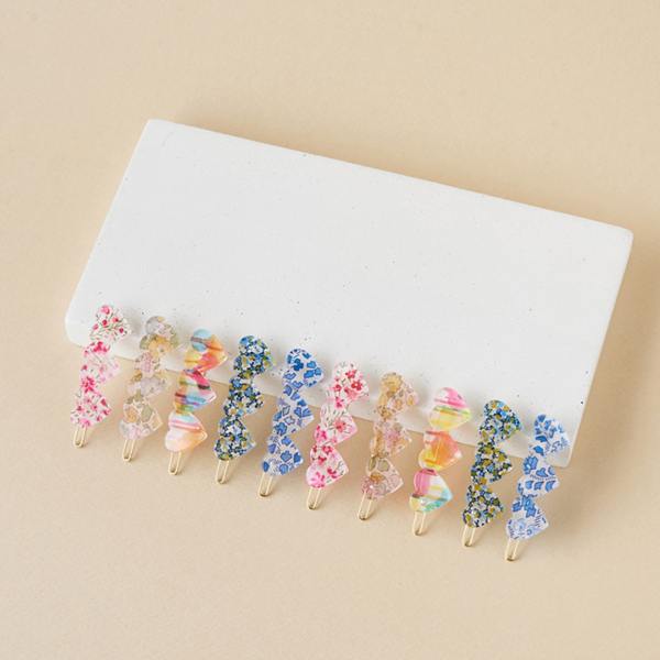 ȭȹٷι[Ѻ]LIBERTY ACRYLIC HAIRPIN - HEART 2PC