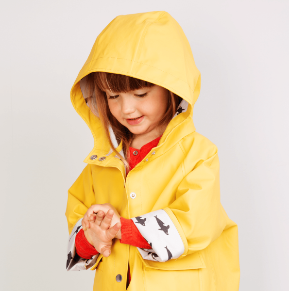 [아노락]Anorak Kids Fisherman Raincoat (Yellow Orca) 키즈 레인코트