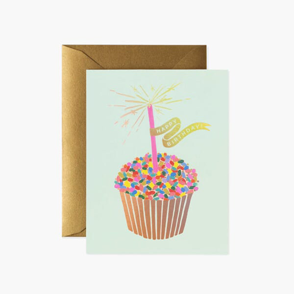 [라이플 페이퍼]Cupcake Birthday Card_RPGCB051