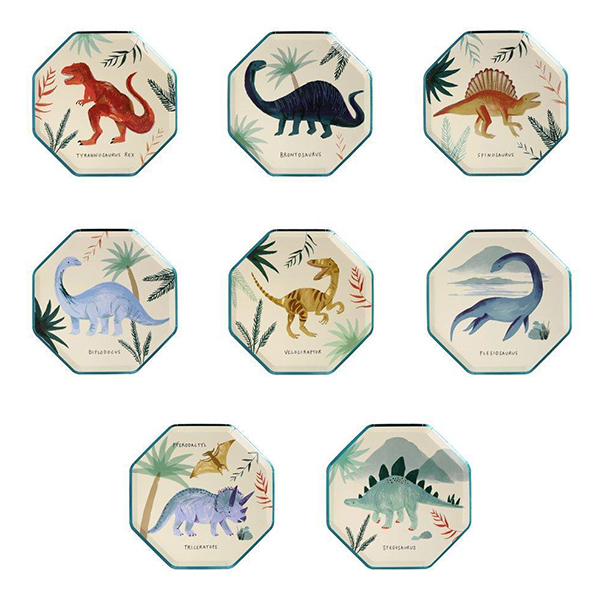 [޸޸]Dinosaur Kingdom Side Plates(8Ʈ)_Ƽ-ME202877