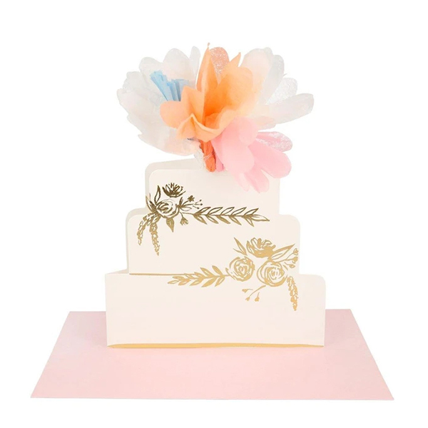 [޸޸]Floral Cake Stand-Up Card( )_ī-ME208117