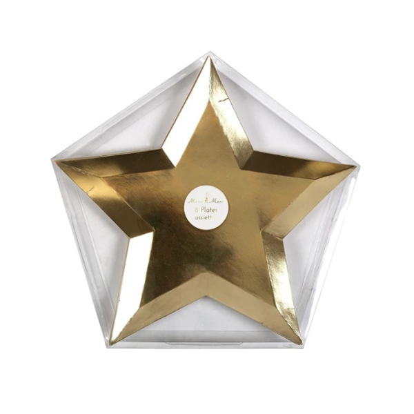 [޸޸]Gold Foil Star Plates(8Ʈ)_Ƽ-ME150751