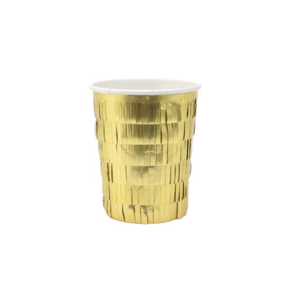 [޸޸]Gold Fringe Party Cups(8Ʈ)_Ƽ-ME197205