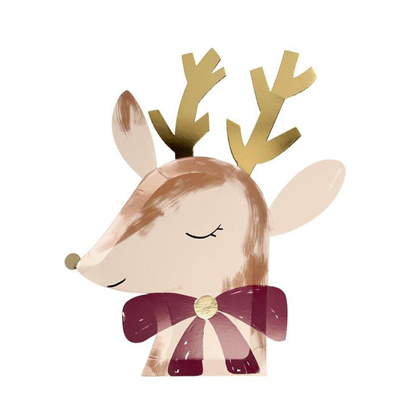 [޸޸]Reindeer With Bow Plates(8Ʈ)_Ƽ-ME208639