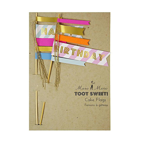 [메리메리]Toot Sweet Cake Flags Topper(2개세트)_ME125758