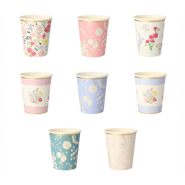 [메리메리]English Garden Party Cups(8개세트)_파티컵-ME204841