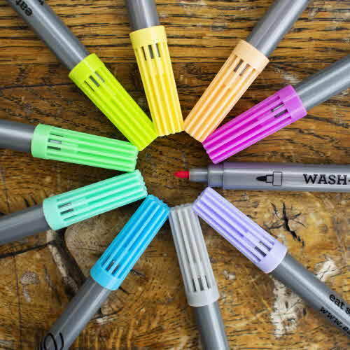 [սε]doodle wash-out pen set: pastel edition  ƿ к긯 