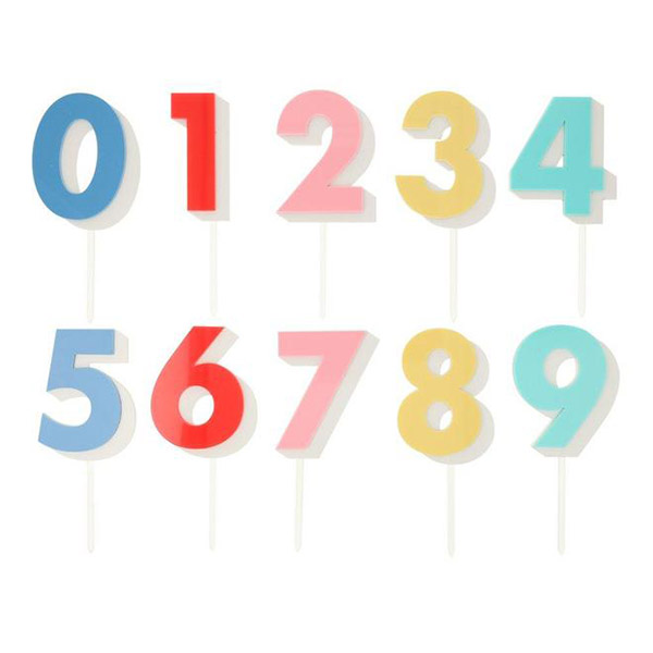 [޸޸]Rainbow Number Acrylic Toppers(10Ʈ) _Ƽٹ̱-ME216028