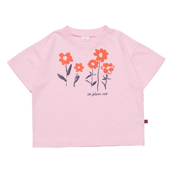 [윙켄] Fleurs 티셔츠-WK22KSSTSH0063CAN