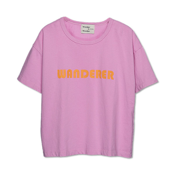 [원더앤원더 ]Wanderer 티셔츠-WW22KSTEE2224ORC
