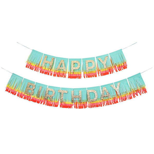 [޸޸]Rainbow Happy Birthday Fringe Garland_Ƽ-ME215893