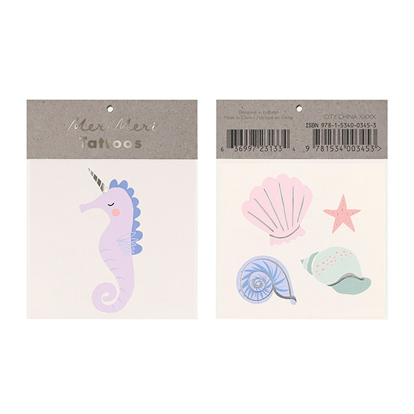 [޸޸]Seahorse & Shell Small Tattoos(2Ʈ)_ŸƮ-ME206101