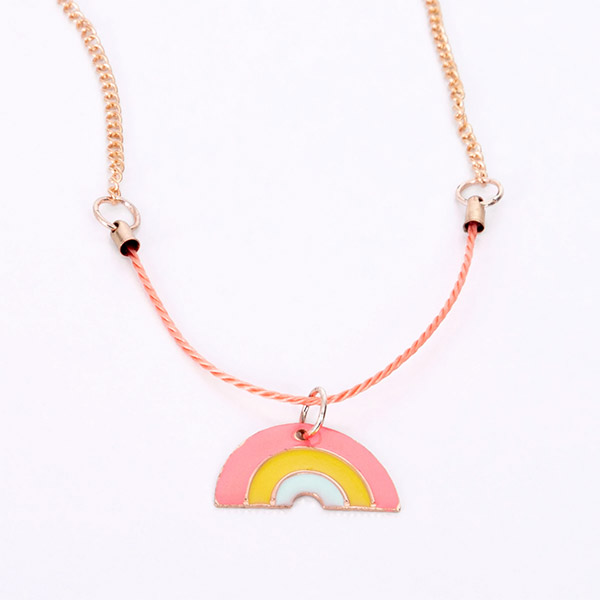 [메리메리]Enamel Rainbow Necklace-ME223110