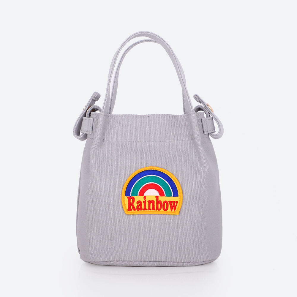 심도마도[Rainbow Wappen Bag]레인보우와펜백 클라우디그레이