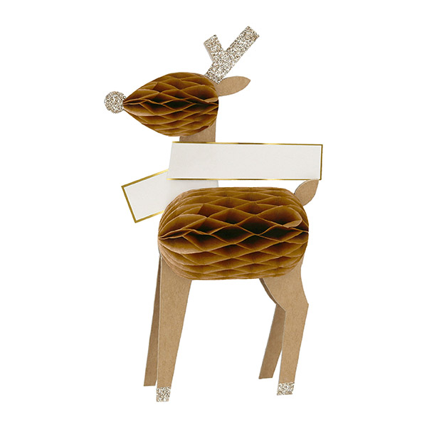 [메리메리] Honeycomb Reindeer Placecards-ME225234