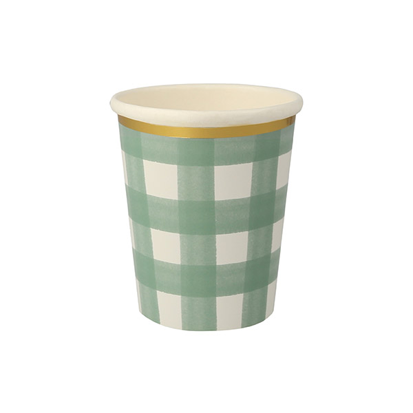 [޸޸]Green Ginghan Cups_Ƽ-ME225288