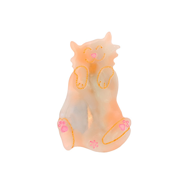 [쿠쿠수제뜨]Ginger Cat 헤어클립-SU00ANPIN0019ROU