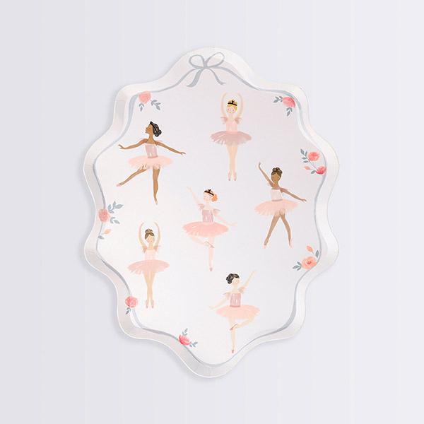 [메리메리] Ballerina Plates (x 8) 접시-ME222948