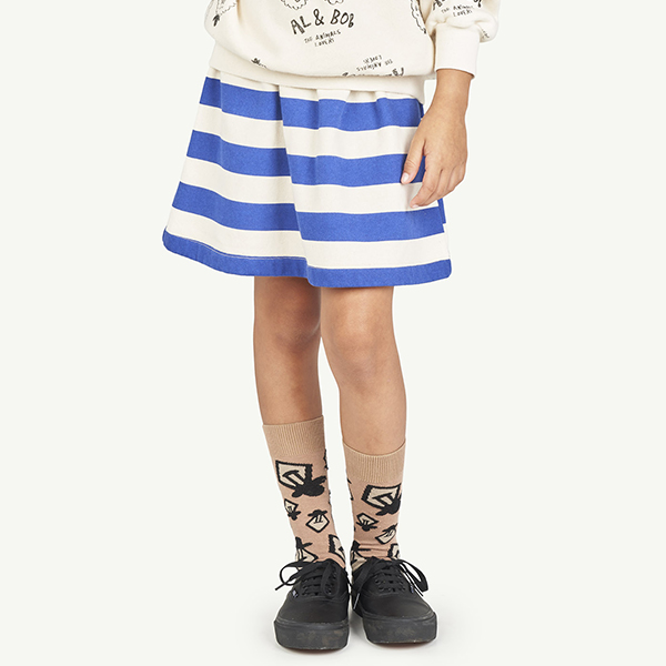 22AW[TAO]Ÿ Recycled Raw White Wombat Skirt-TA22KASKI0007WHT